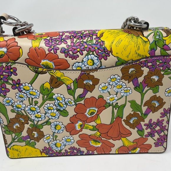 Coach Klare Crossbody in Light Beige with Floral Print - Picture 2 of 4